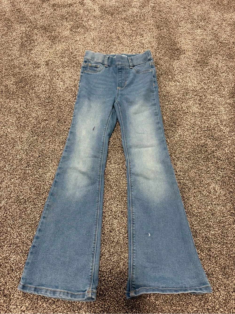 Size Medium 7/8 Wonder Nation Medium Wash Flare Jegging